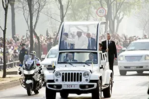 Famous People Prints: Pope Francis in Mexico