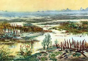 Lower Prints: Prehistoric, Lower Devonian Landscape