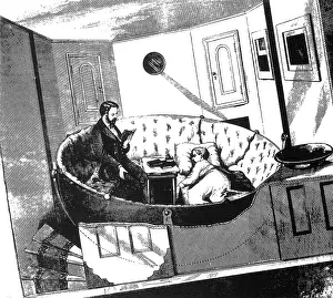 Ship Prints: Prevention of Seasickness, 1870