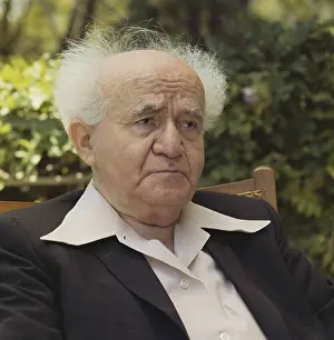 Famous People Prints: Prime Minister of Israel, David Ben-Gurion