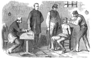 Cruelty Prints: Prison Torture, The Tourniquet, 1860