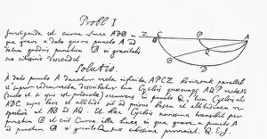 Solution Prints: A Proof By Isaac Newton