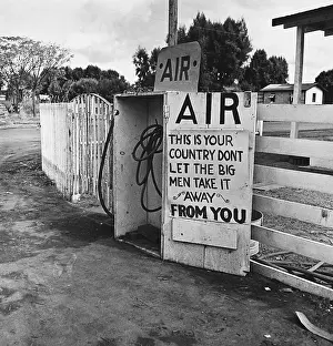 California Prints: Protest Sign, 1939, USA