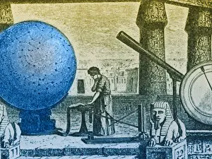 Observatory Prints: Ptolemy, Alexandria Observatory, 2nd Century