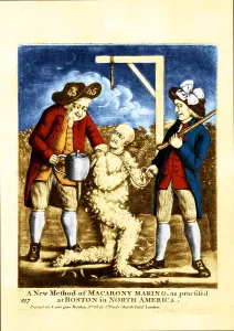 Justice Prints: Public Humiliation, Tarring and Feathering, 1774