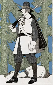 Colonial Prints: Puritan Clothing, 1620
