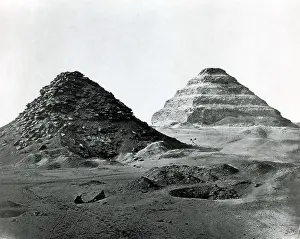 Kingdoms Prints: Pyramid of Djoser, 1857