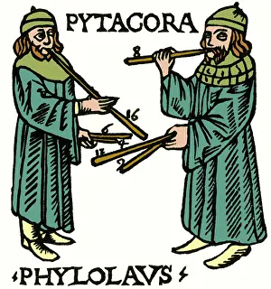 Musical, Classical & Jazz Prints: Pythagoras, Ancient Greek Philosopher