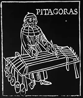 Antiquity Prints: Pythagoras, Ancient Greek Philosopher