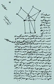 Theorem Prints: Pythagorean Theorem (in Arabic)
