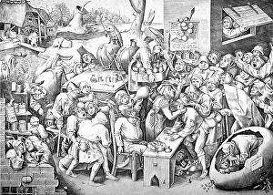 Witch Prints: Quackery, Witch of Malleghem, 16th Century