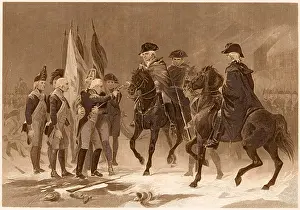 Johann Prints: Rall Surrenders, Battle of Trenton, 1776