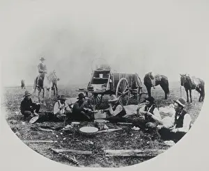 Antique Prints: Ranchers, 1898
