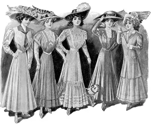 Vintage Nostalgia Prints: Ready-Made Women's Fashion, 1900s