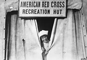 Hospital Prints: Red Cross Nurse, 1918