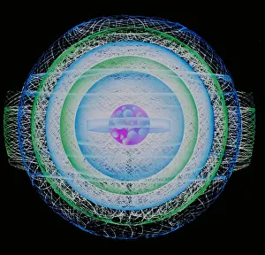 Atom Prints: Rendering of an atom