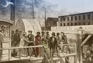 Abolition Prints: Rescue of Jane Johnson and Her Children, 1855