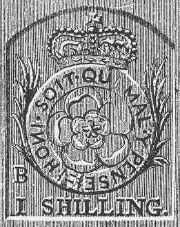Colonial Prints: Revenue Stamp, 1765