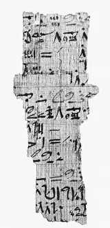 Document Prints: Rhind Papyrus, 1650 BC