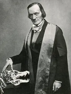 British Personalities Prints: Richard Owen, English Paleontologist