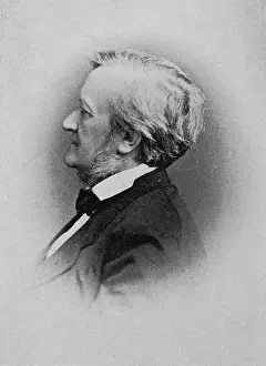 Theater Prints: Richard Wagner, German Composer