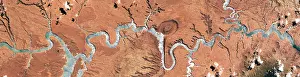 Earth Prints: The Rincon, Colorado River, Satellite View