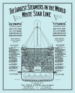 Titanic Prints: RMS Olympic and RMS Titanic