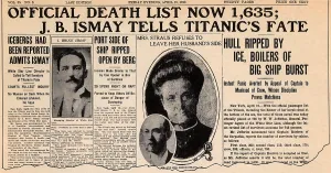 Titanic Prints: RMS Titanic Sinking in the News, 1912