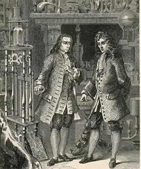 Robert Prints: Robert Boyle and Denis Papin