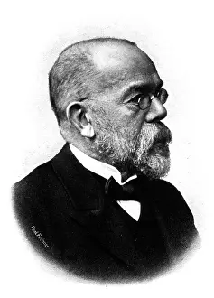 Microbiologists Prints: Robert Koch, German Bacteriologist
