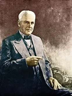 Physicist Prints: Robert Millikan, American Physicist