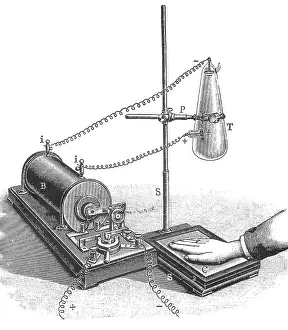 Konrad Prints: Roentgen's X-Ray Machine, 19th Century