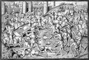 Knighthood Prints: Roland Battles at Vienne, 788 AD