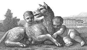 Twins Prints: Romulus and Remus, Founders of Rome