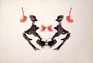 Test Prints: Rorschach Test Card No. 3