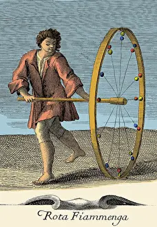 Wheel Prints: Rota Fiammenga, 18th Century Toy