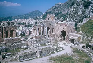 Theater Prints: Ruins of Greek Theater