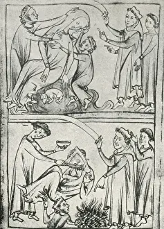 Saints Prints: Saint Valentine Curing Epileptic Woman