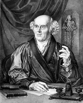 1755 Prints: Samuel Hahnemann, German Physician, Father of Homeopathy
