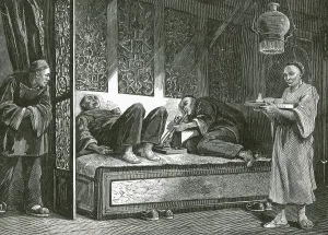 Illegal Prints: San Fransisco Opium Den, 19th Century