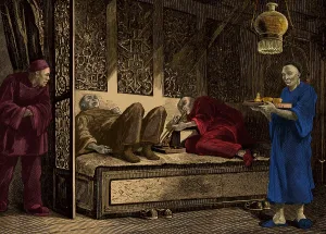 Illegal Prints: San Fransisco Opium Den, 19th Century