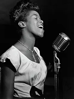 Musical, Classical & Jazz Prints: Sarah Vaughan, American Jazz Singer