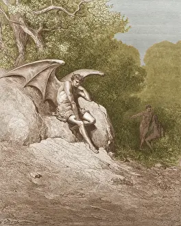 Serpent Prints: Satan, by Dore