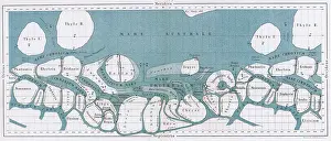 Fourth Prints: Schiaparelli Mars Map, 1877-78
