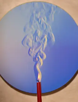 Density Prints: Schlieren Image of a Candle