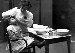 Vintage Nostalgia Prints: School Nurse, 1910