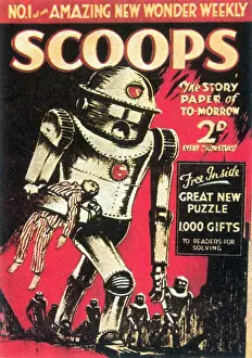 Fictional Prints: Scoops Science Fiction Magazine, 1934