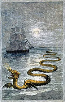 Hans Prints: Sea Serpent, Legendary Creature
