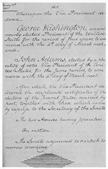 Document Prints: US Senate Journal, 1793