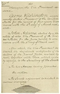 Document Prints: US Senate Journal, 1793